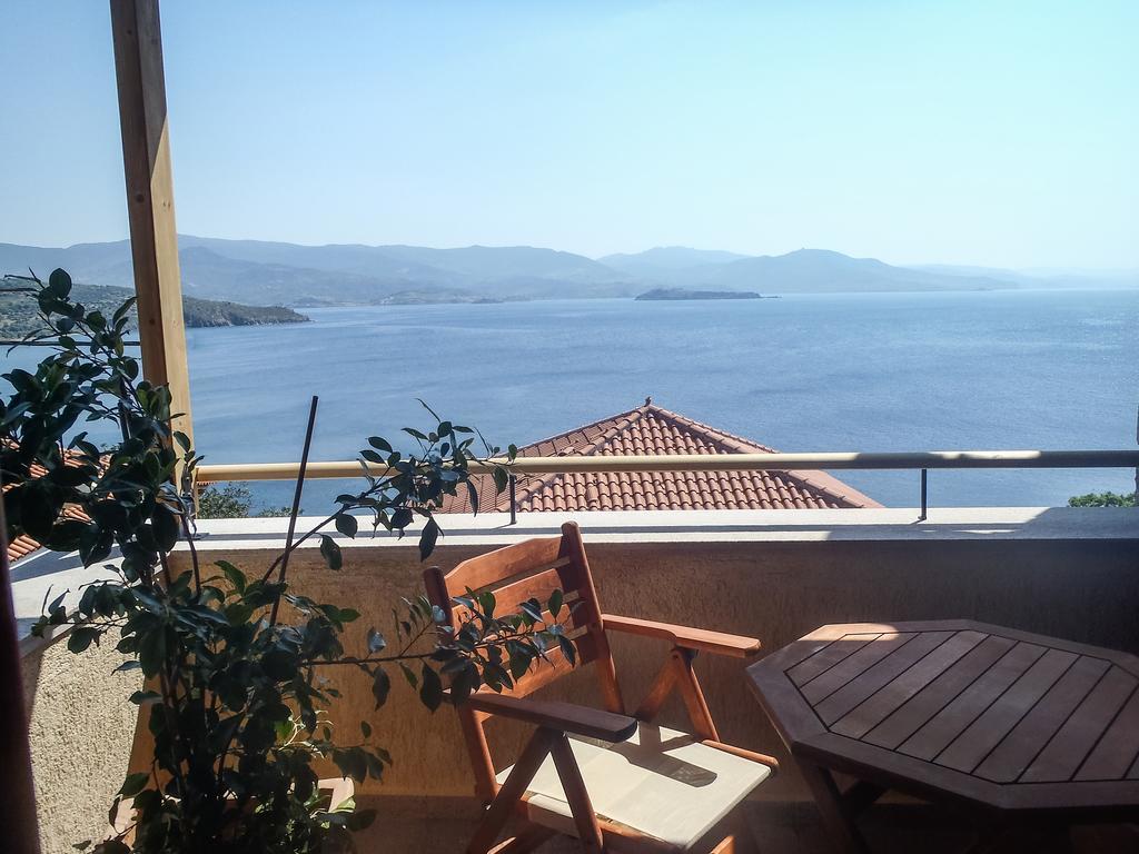 Villa Grand View Rhea Mithimna Exterior foto