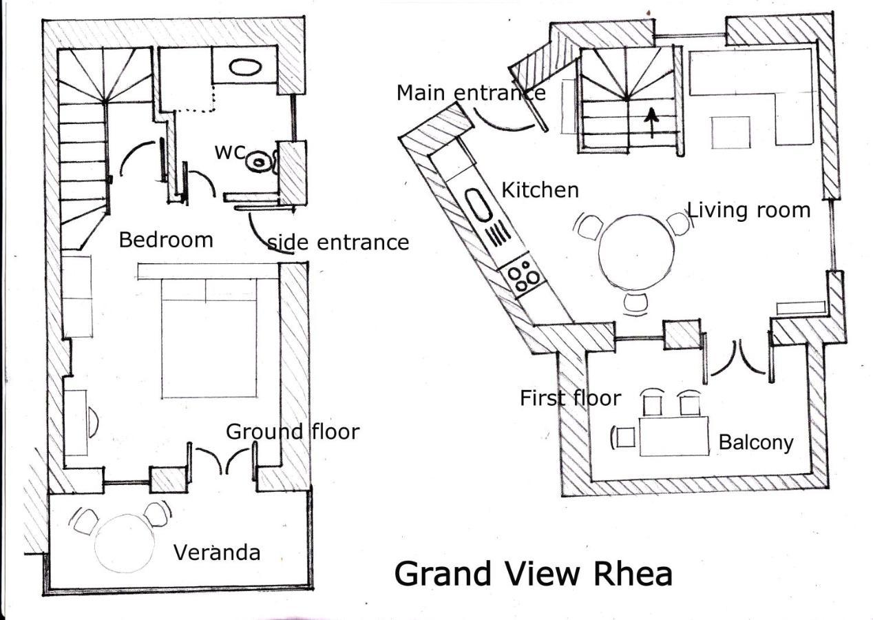 Villa Grand View Rhea Mithimna Exterior foto
